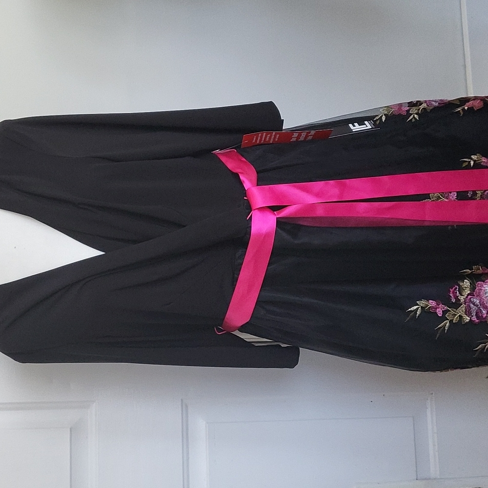 LBD with embroidery
